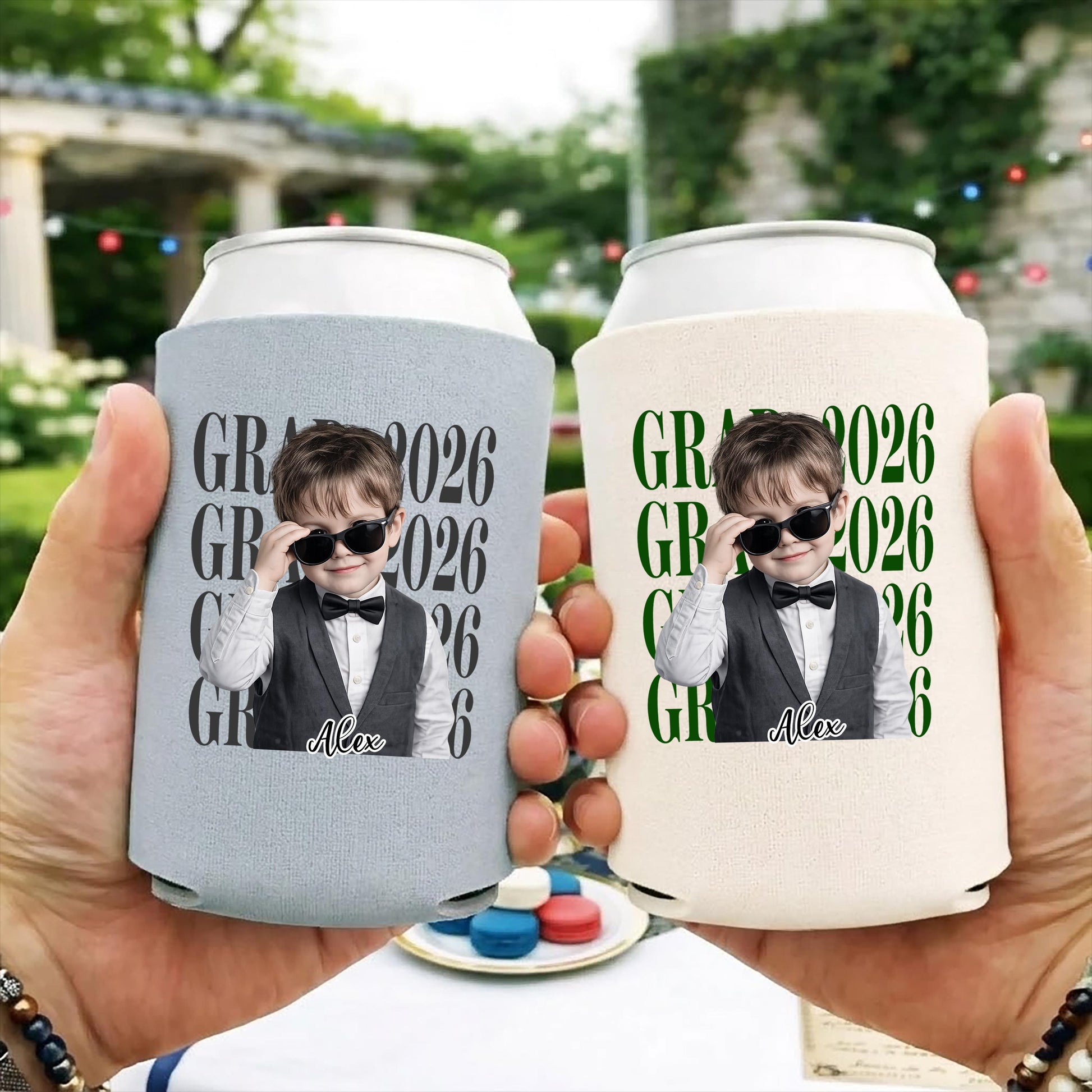 Personalized Graduation Can Cooler 2026, Custom Photo Koozie, Class of 2026 Gift, Senior Party Favor, Graduation Gift for Son Kids