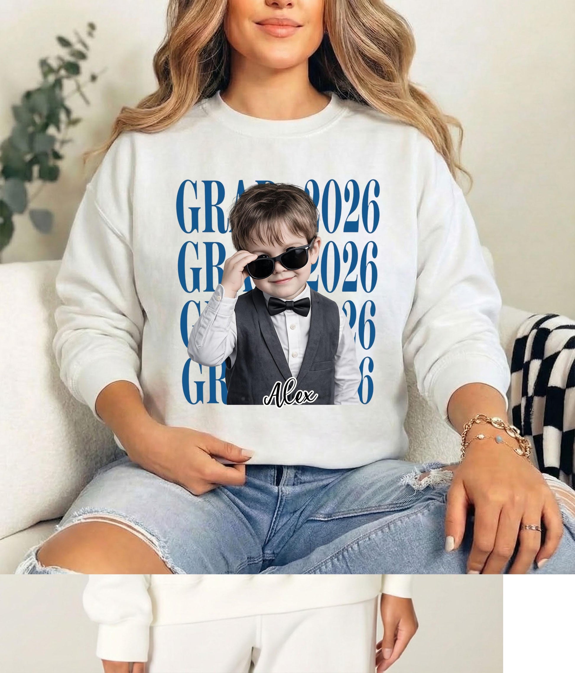 Personalized Graduation Shirt 2026 Custom Photo Shirt, Class of 2026 Kids Tee, Graduation Gift for Son, Kindergarten Preschool Grad Shirt